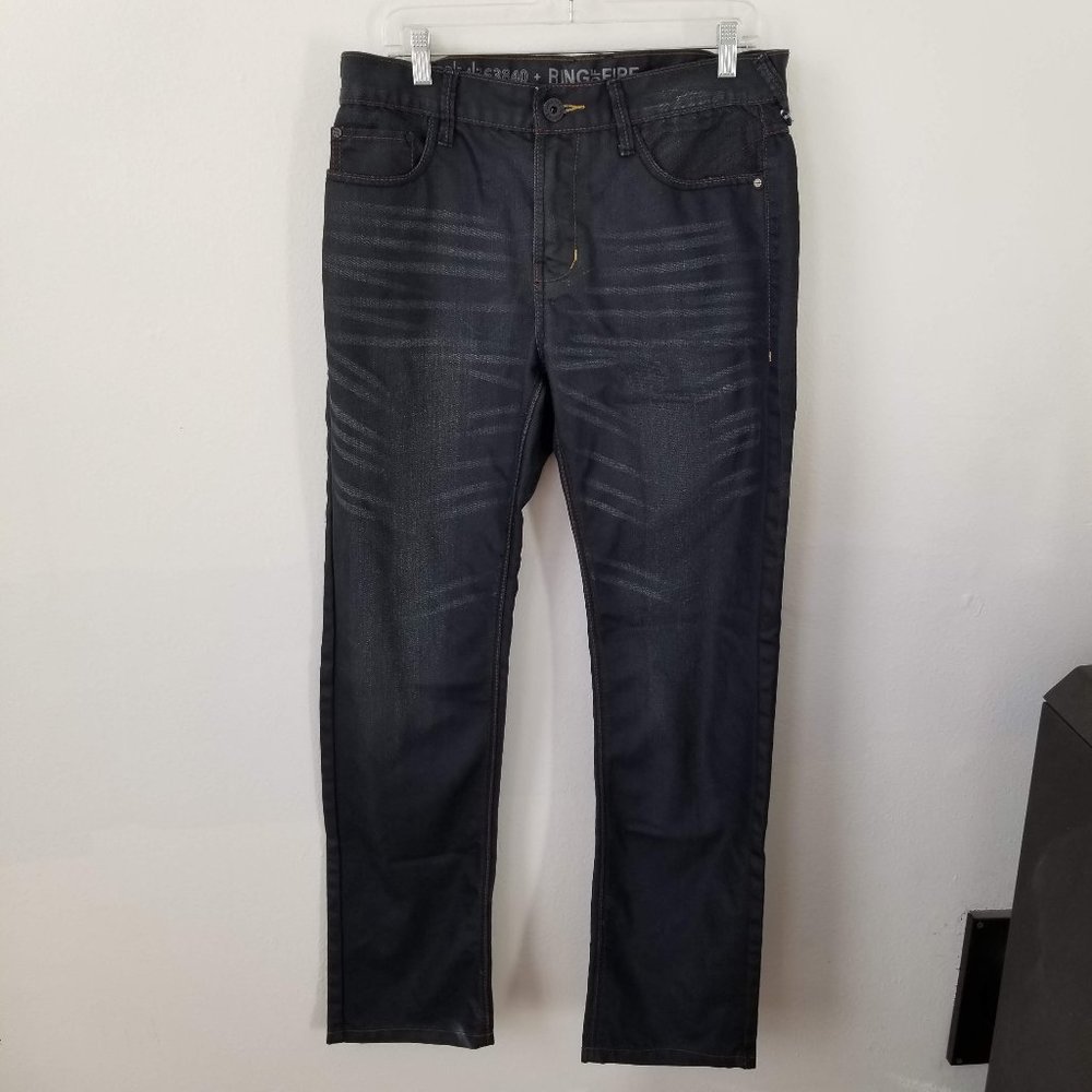 ROF Ring of Fire Slim Straight Men's Jeans Size 34X34